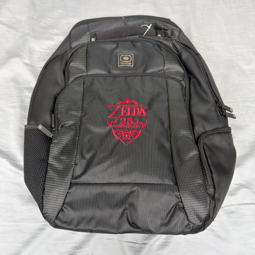 OGIO The Legend‎ of Zelda 25th Anniversary Backpack Rare Employee Gift Black Red